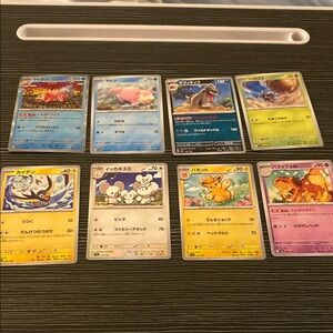 Japanese Pokemon Trading Card Game Set of 8